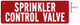 Sprinkler Control Valve Sign