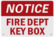 SIGNAGE NOTICE: FIRE DEPARTMENT KEY BOX SIGNAGE