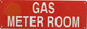 SIGN Gas Meter Room