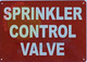 SIGNAGE SPRINKLER CONTROL VALVE