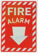 Sign FIRE ALARM PANEL INSIDE