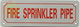 Signage FIRE SPRINKLER PIPE