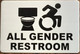 Sign ALL GENDER RESTROOM WITH IMAGE