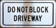 do not block driveway sign nyc