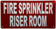 FIRE SPRINKLER RISER ROOM