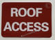 TWO (2) ROOF ACCESS STICKER