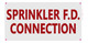 Sprinkler F.D Connection Signage