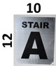 STAIR A SIGN - SILVER