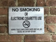 LOT OF 5-NYC Smoke free Act Signage "No Smoking or Electric cigarette Use"