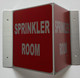 Corridor Sprinkler room sign-Sprinkler room Hallway sign -le couloir Line