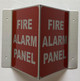 Corridor Fire alarm annunciator sign-Fire alarm annunciator Hallway sign -le couloir Line