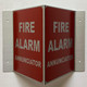 Corridor Fire alarm annunciator sign-Fire alarm annunciator Hallway sign -le couloir Line