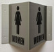 Corridor Women restroom -Woman restroom Hallway  -le couloir Line