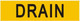SIGNAGE Set of 5 PCS - Pipe Marking- Drain