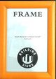 Orange Poster Frame 5x7 Inches, snap frame, Outdoor Poster Display Unit