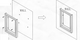 Inspection frame/Slide in frame (White, size 6x9)