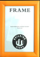 Orange Poster Frame 5.5x8.5 Inches, snap frame 5.5x8.5, Outdoor Poster Display Unit