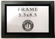 BLACK Poster Frame 6x9 Inches, snap frame, Outdoor Poster Display Unit Signage