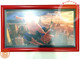 RED Poster Frame 10x20 Inches, snap frame, Outdoor Poster Display Unit