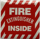 FIRE EXTINGUISHER INSIDE STICKER Signage