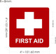 Sign FIRST AID DECAL STICKER