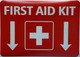 Sign FIRST AID KIT Decal/STICKER