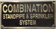 Signage  Cast Aluminum  - cast bronze color/cast brass color