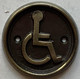 Sign Wheelchair accessible symbol-CAST aluminum