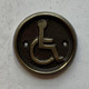Wheelchair accessible symbol-CAST aluminum  Sign