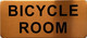 Sign BICYCLE ROOM