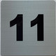 Sign Apartment number 11