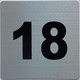 Sign Apartment number 18