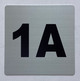 Sign Apartment number 1A