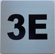 Sign Apartment number 3E