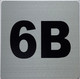 Sign Apartment number 6B
