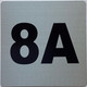 Sign Apartment number 8A