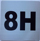 Sign Apartment number 8H