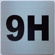 Sign Apartment number 9H