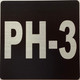 Sign Apartment number PH-3