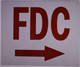 FDC Arrow Right SIGNAGE