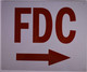 SIGN FDC Arrow Right