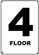Floor number Sign