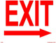 Exit Right Sign