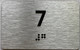 ada apartment number sign silver