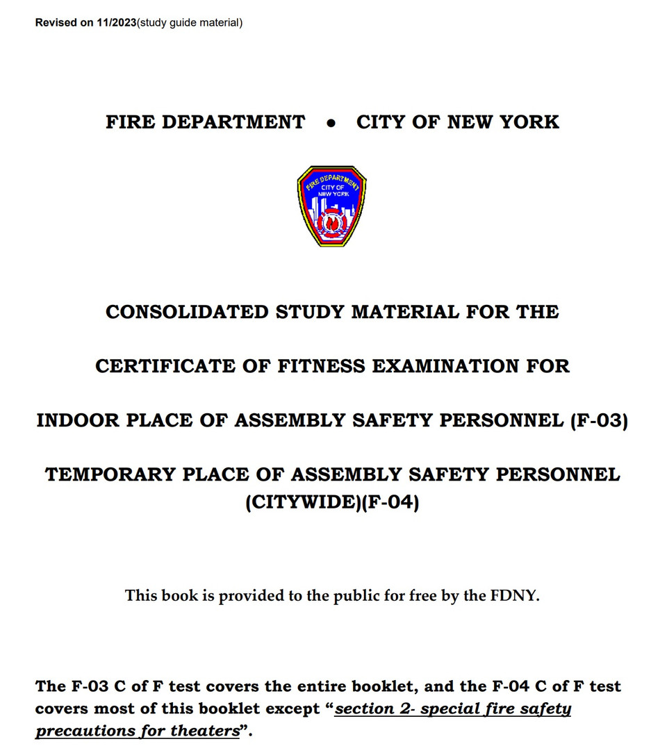 Image showcasing 2023-2024 Fire and Emergency Preparedness Bulletin For New York City ...