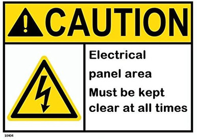 Electrical Panel sign