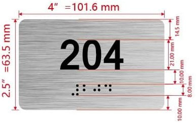 Apartment number sign - Unit number sign / Suite number sign comes with ...