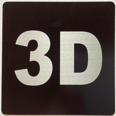 Apartment number 3D sign - UNIT NUMBER 3D SIGN/SUITE 3D SIGN (BLACK ...