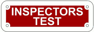Mock Inspection Sign Inspectors Test Sign