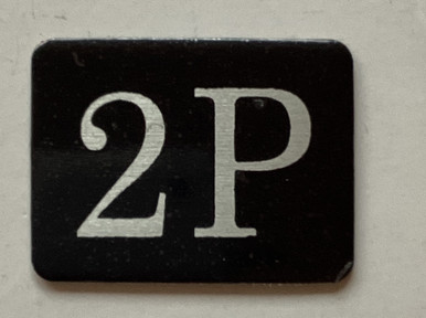 2P Mailbox Number Sign / Locker Number Sign – Rust-Free Aluminum with ...